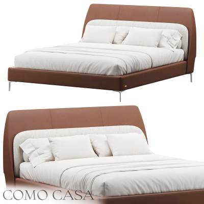 北欧简约卧室床 双人床 床垫 垫子 轻奢床